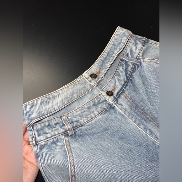 Rehab Lab | Double Waist Band Cut out Relaxed High Waist Jeans Size Small EUC - Picture 4 of 12